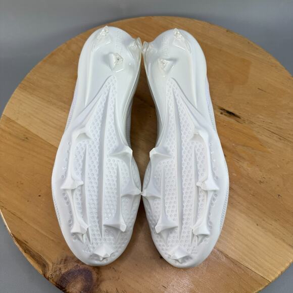Adidas SM Adizero Electric Mens Size 10.5 Football Cleats White Black IH5030 NEW